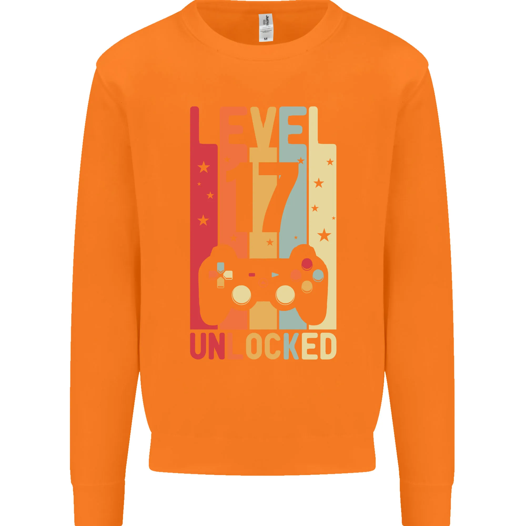 17th Birthday Level Up Gaming Sweatshirt Jumper for 17-Year-Old Men