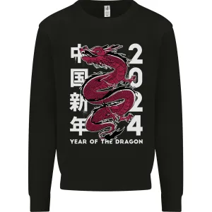 2024 Zodiac Chinese New Year of the Dragon Kids Sweatshirt Jumper