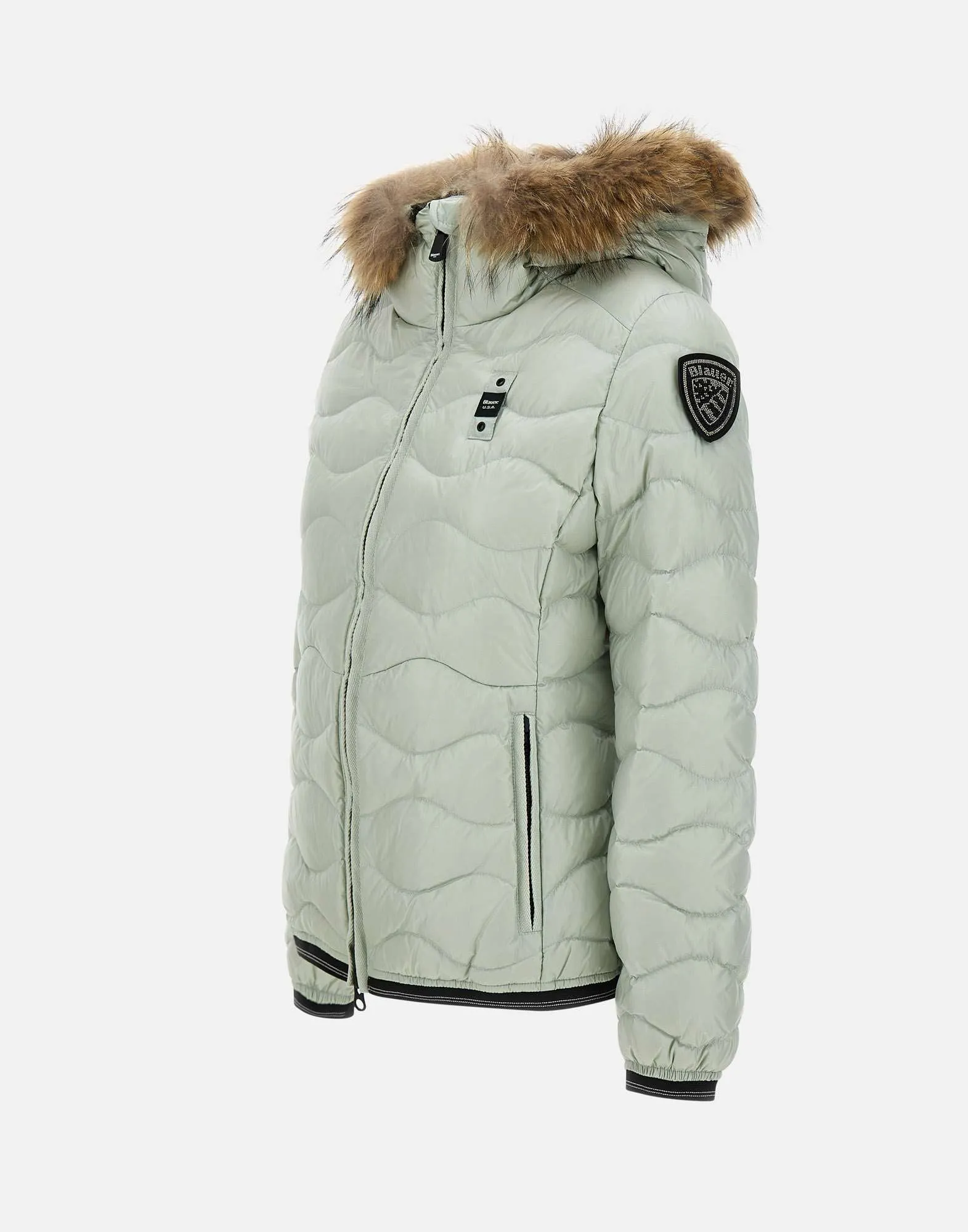 Aldie Aqua Green Down Jacket