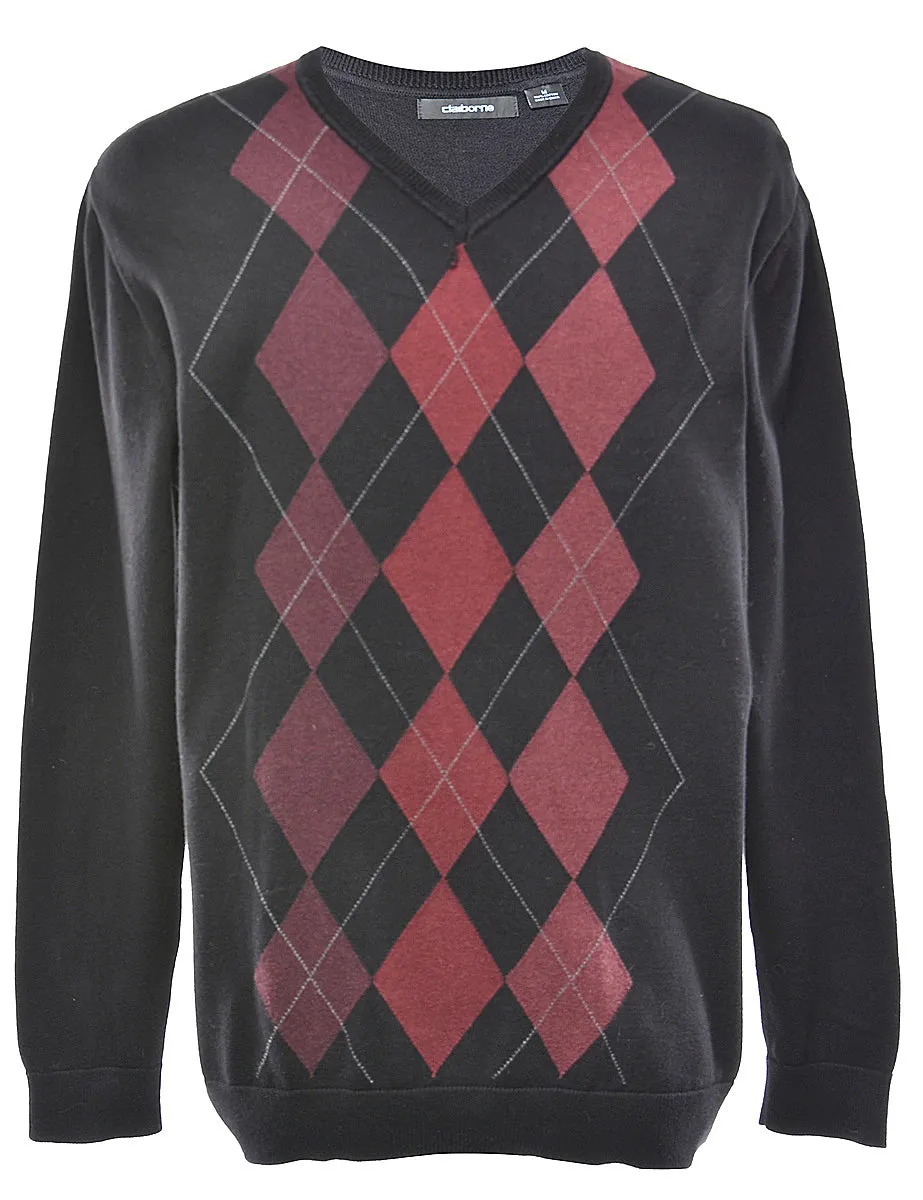 Argyle Jumper - M