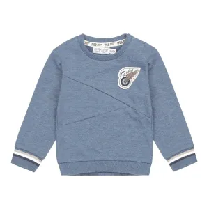 Baby & Toddler Boys Jumper Blue Melange | Dirkje