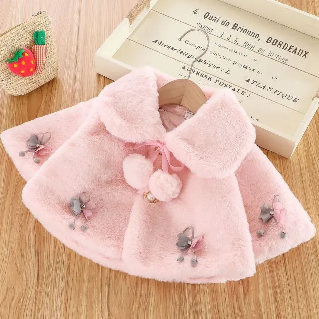 Baby Girl Winter Fur Jacket