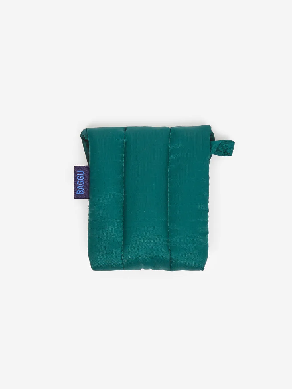 Baggu Puffy Earbuds Case - Malachite Teal