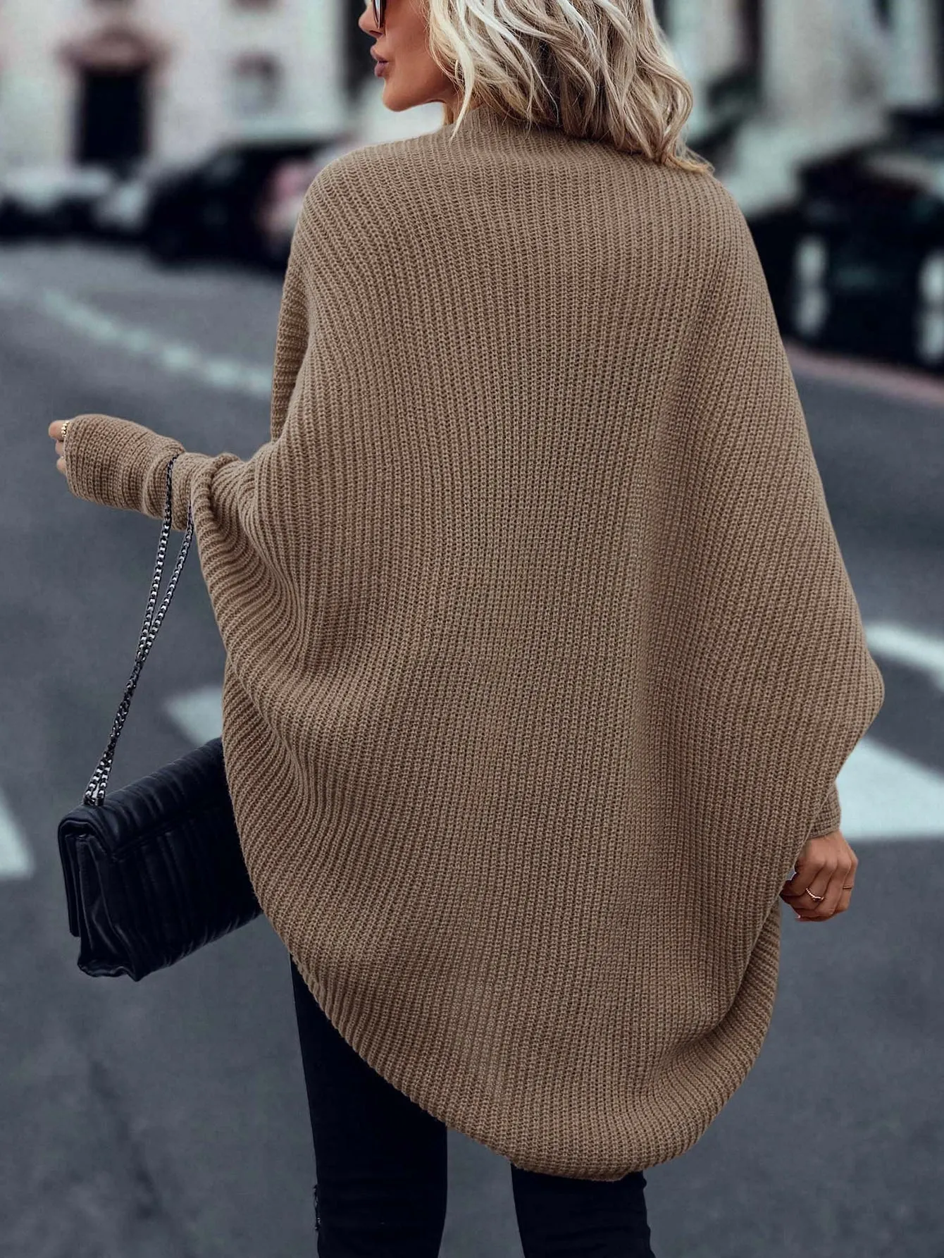 Batwing Sleeve Duster Cardigan