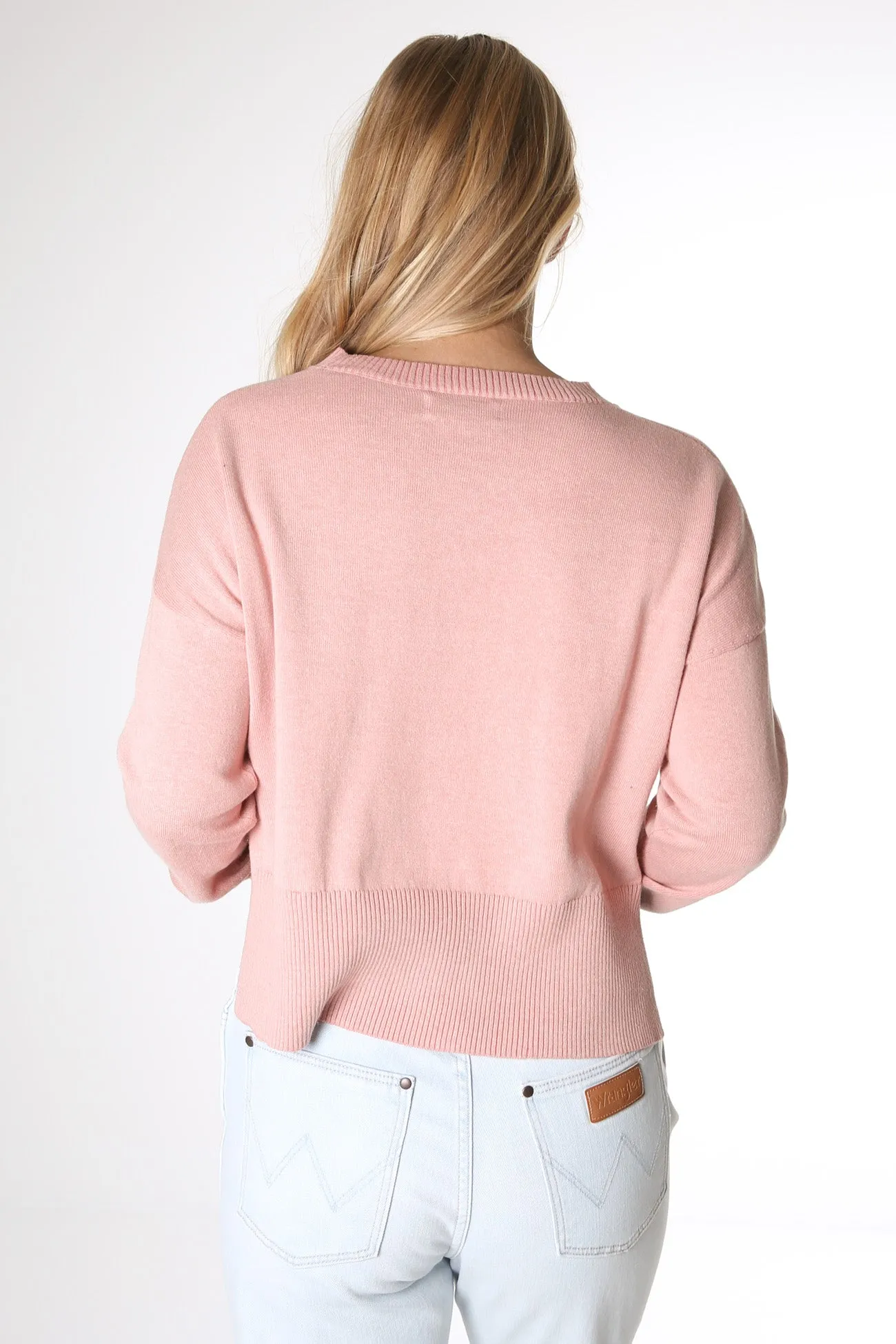 Blair Knit Jumper Pink Salt