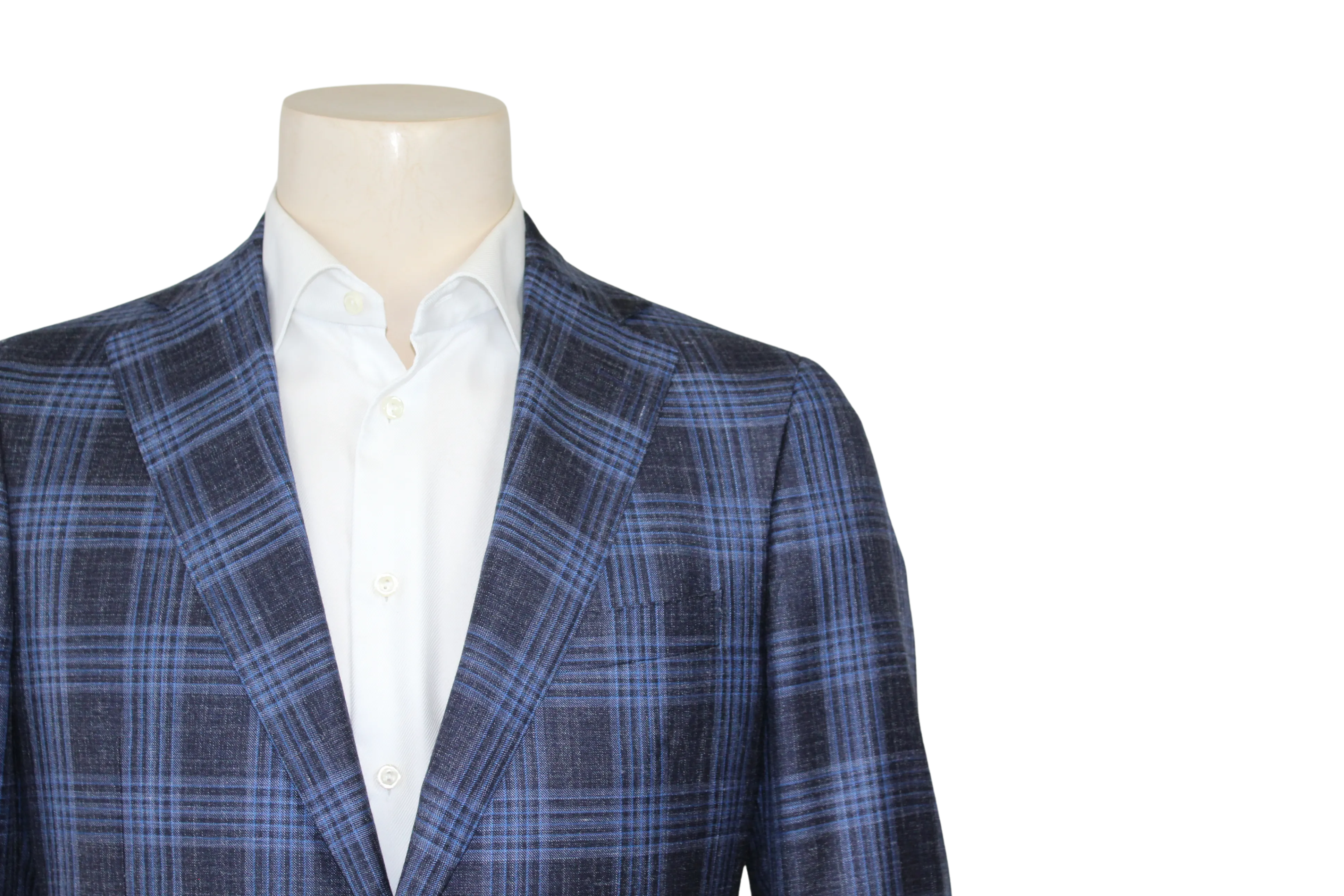 Blue & Navy Plaid Sport Coat