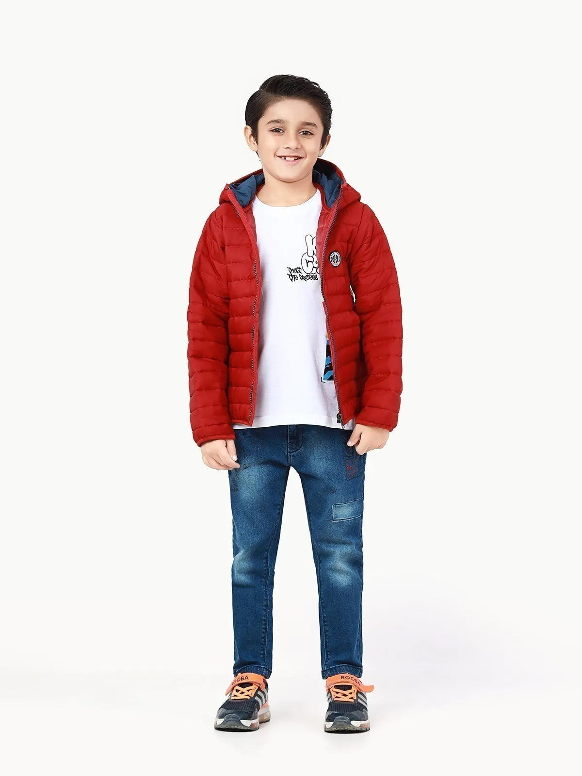 Boy's Red Jacket - EBTJP22-005