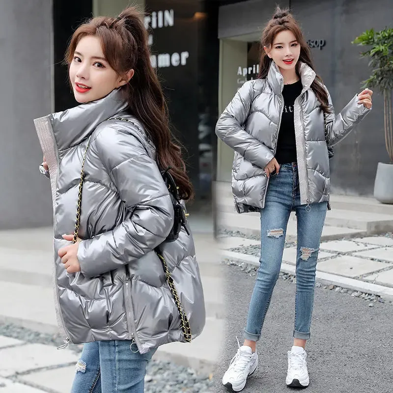 Bread Jacket Stand Collar Padded Jacket Women'S Padded Jacket