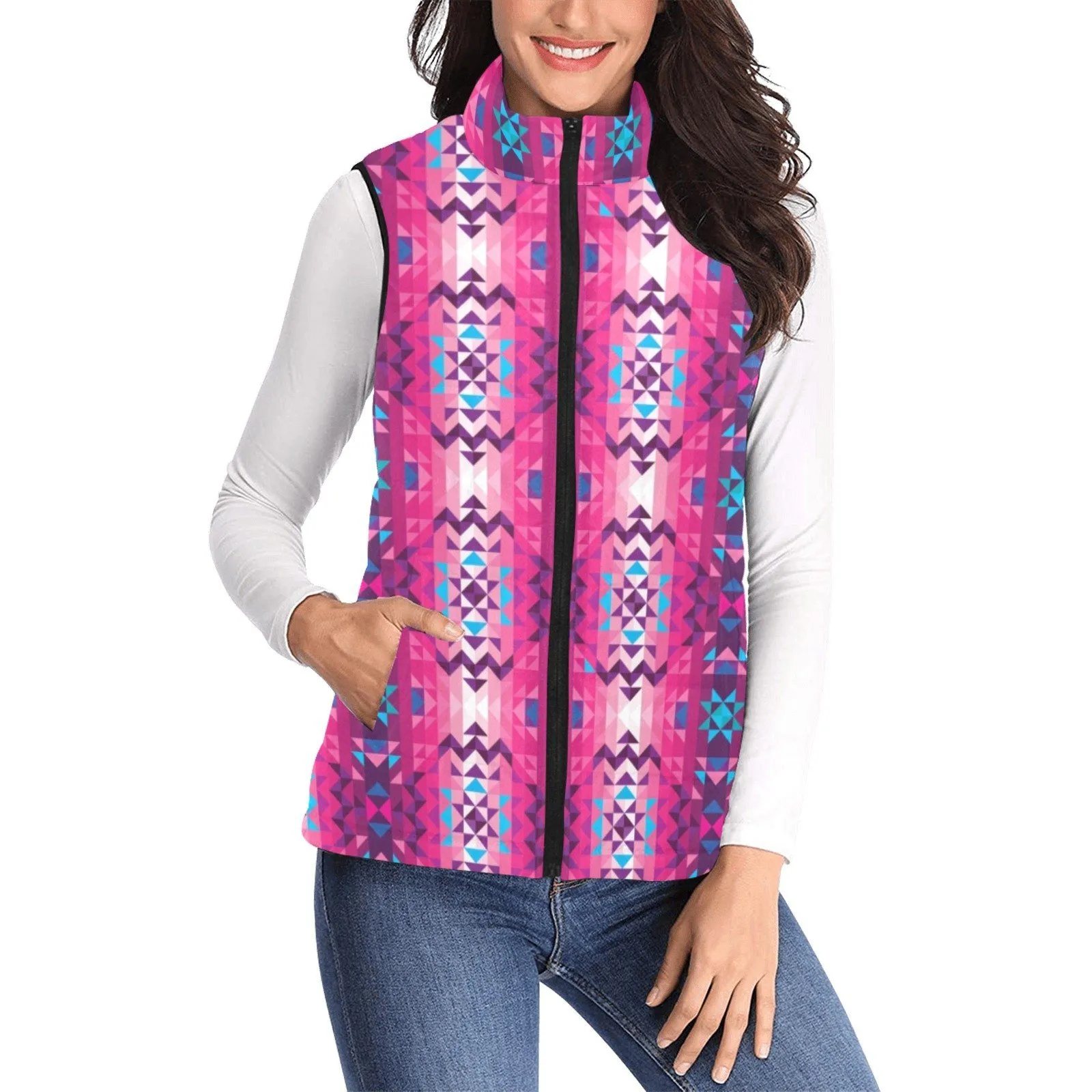 Bright Wave Women's Padded Vest Jacket