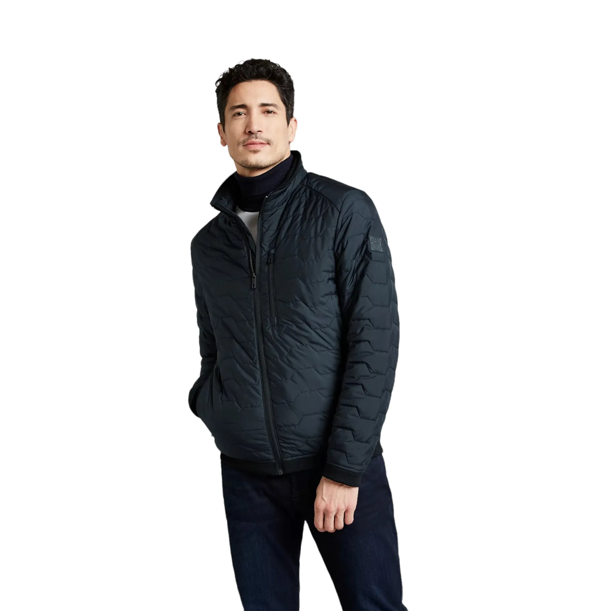 Bugatti Air Series Navy Quilted Jacket (41032380)