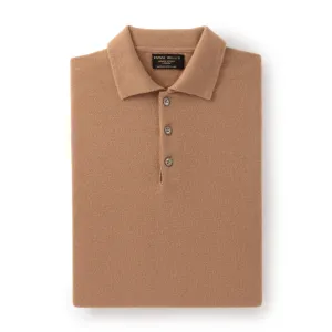 Camel Cashmere Polo