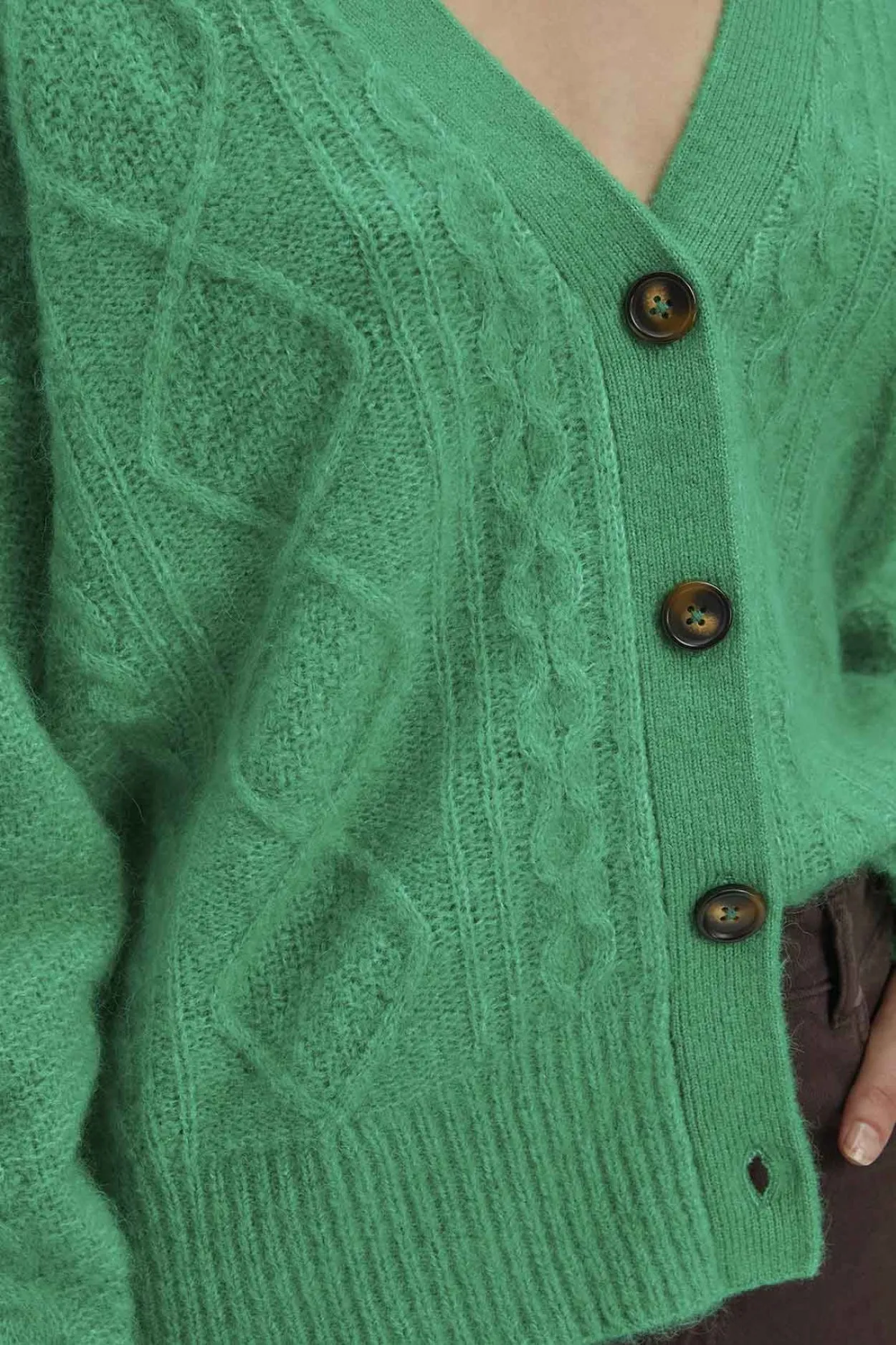 Cardigan Seth - Parrot Green