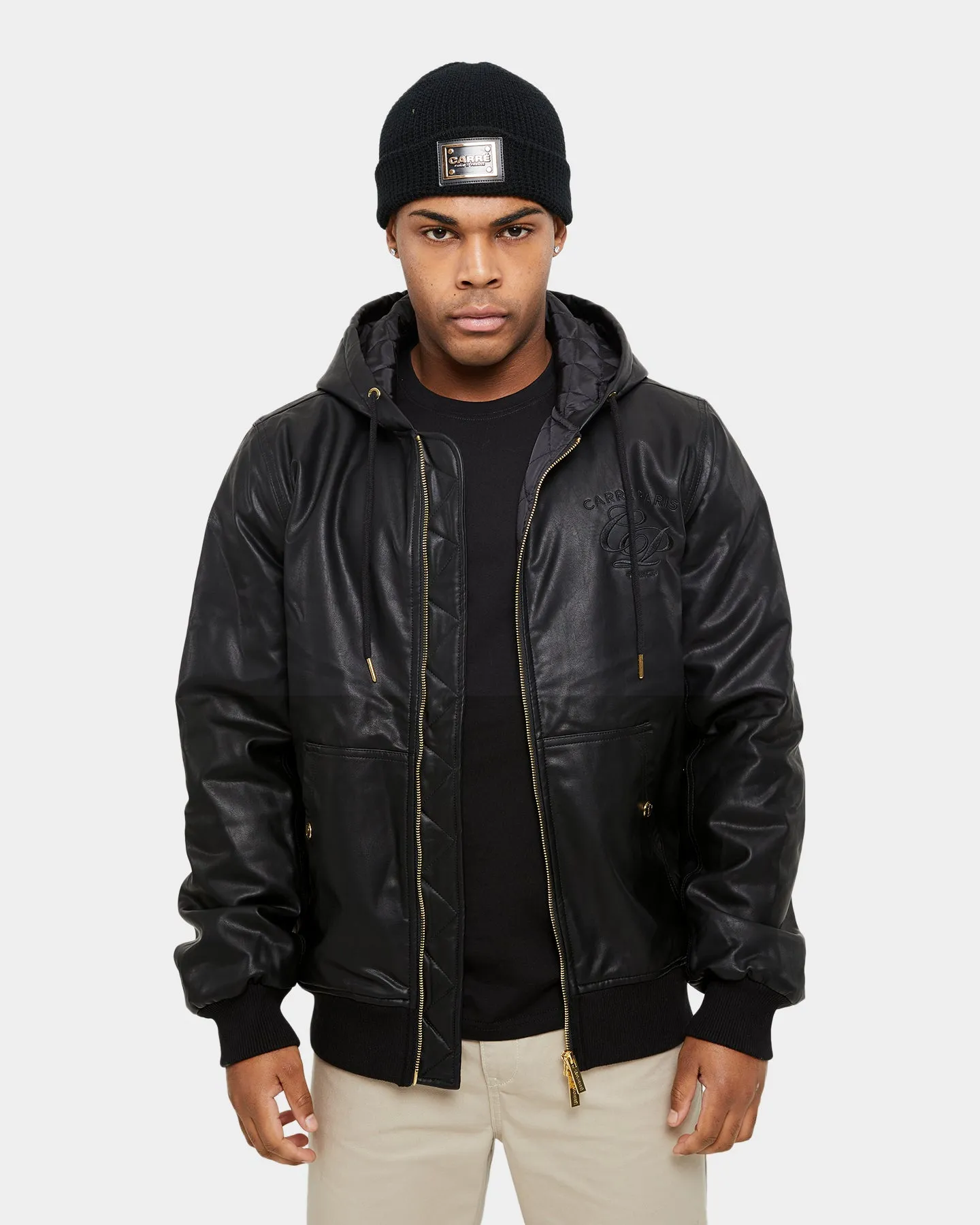 Carré Revolutionnaires PU Jacket Black