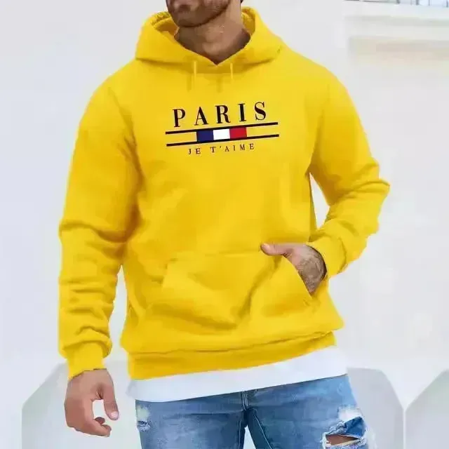 Casual Autumn And Winter Thick Cashmere sweatshirt Hoodie Pullover for men