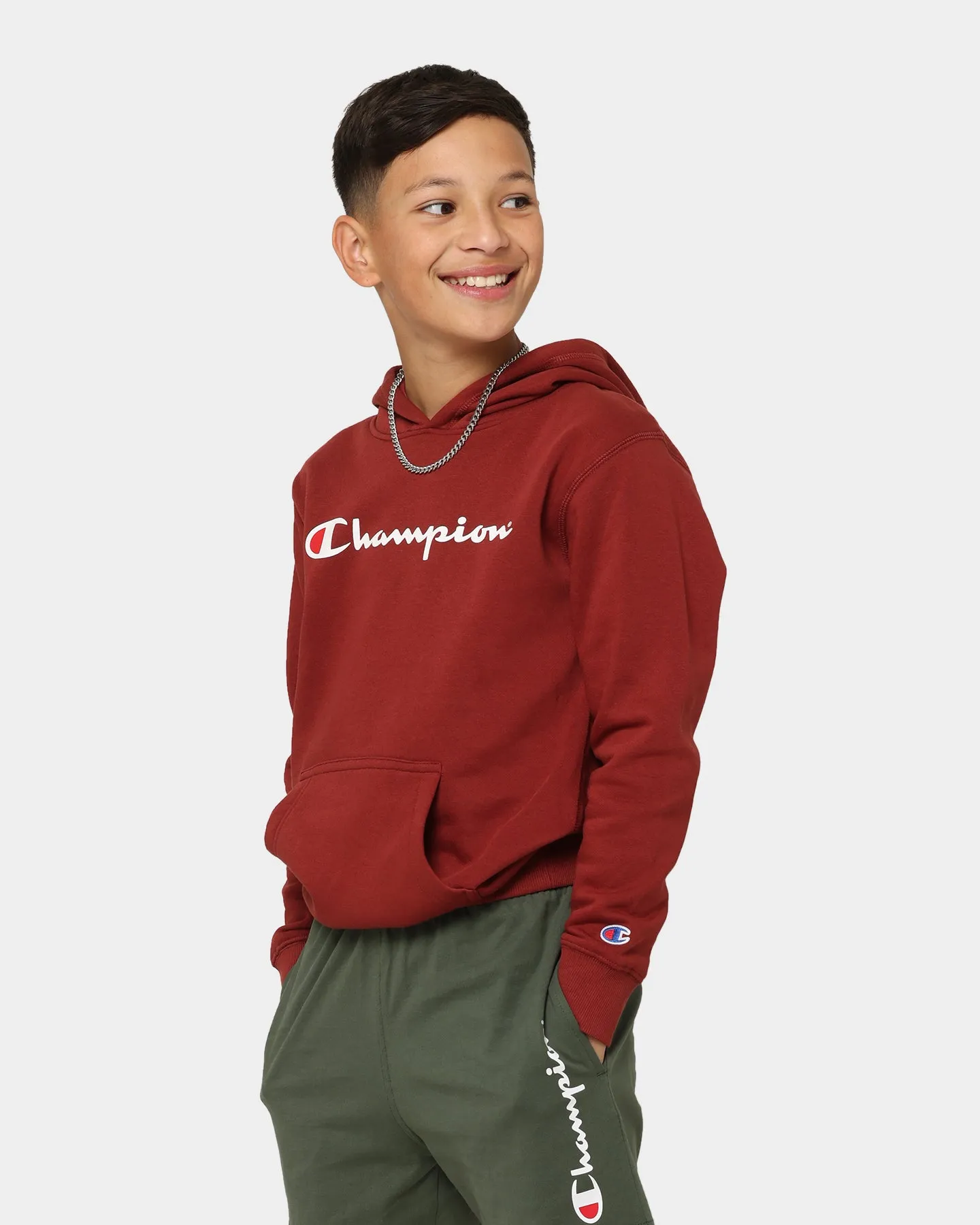 Champion Kids' Script Hoodie Tangiers