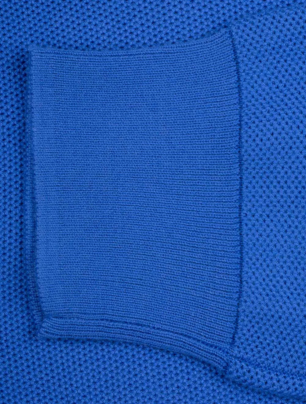 Cotton Crewneck Jumper Blue