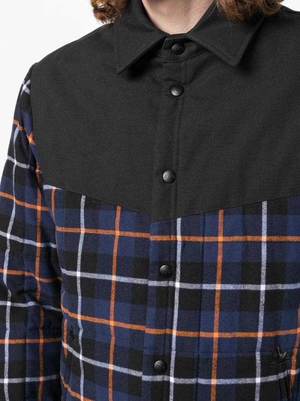 CROSS CHECK PADDED OVERSHIRT