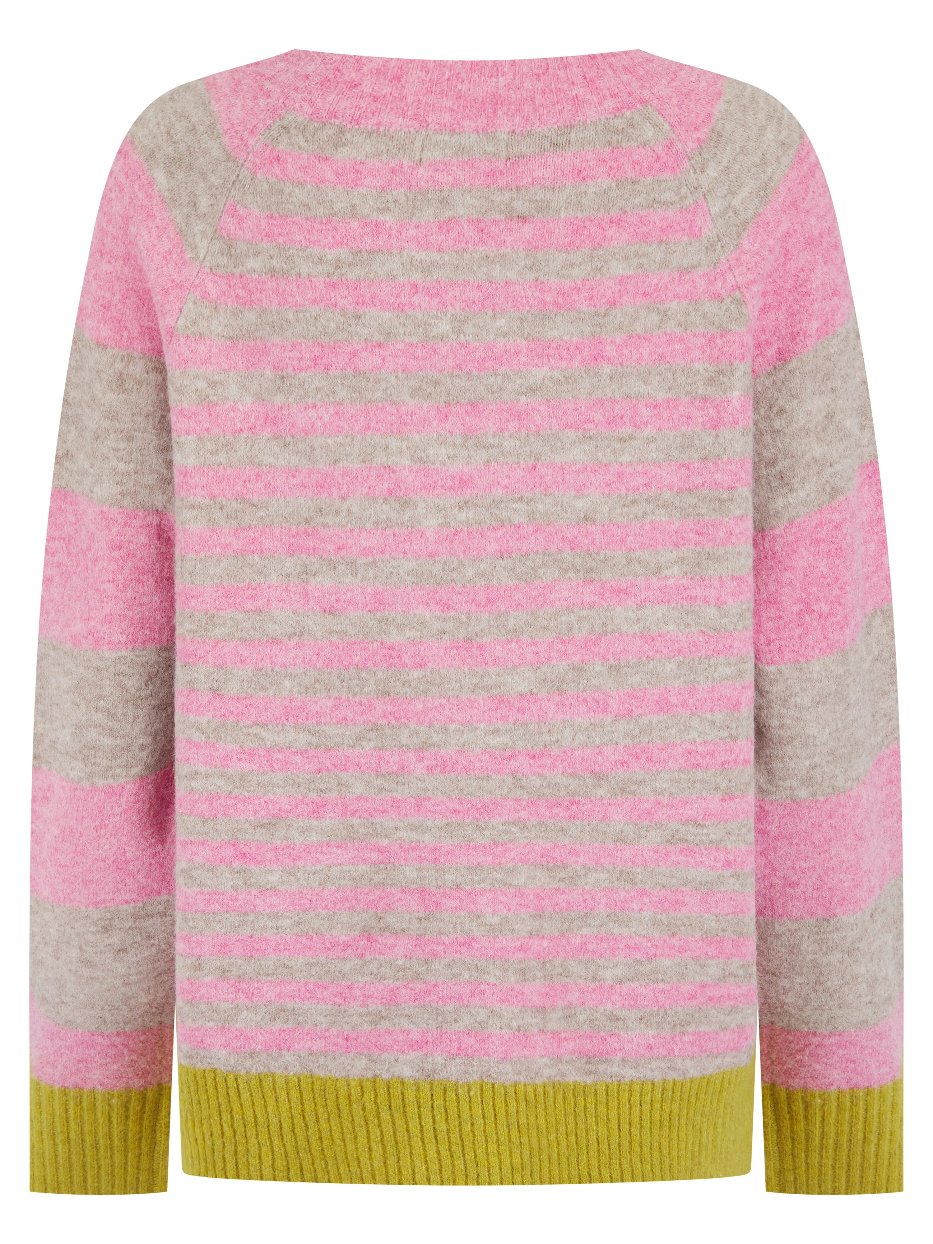 CYNTHIA STRIPE JUMPER IN PINK MIX