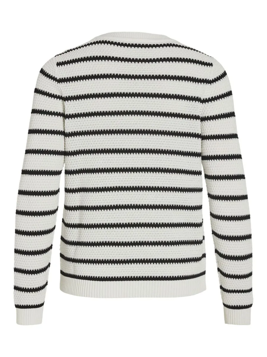 DALO STRIPE JUMPER (WHITE/BLACK)