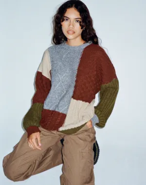 Danar Jumper in Patchwork