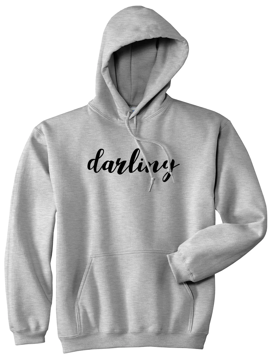 Darling Script Mens Pullover Hoodie