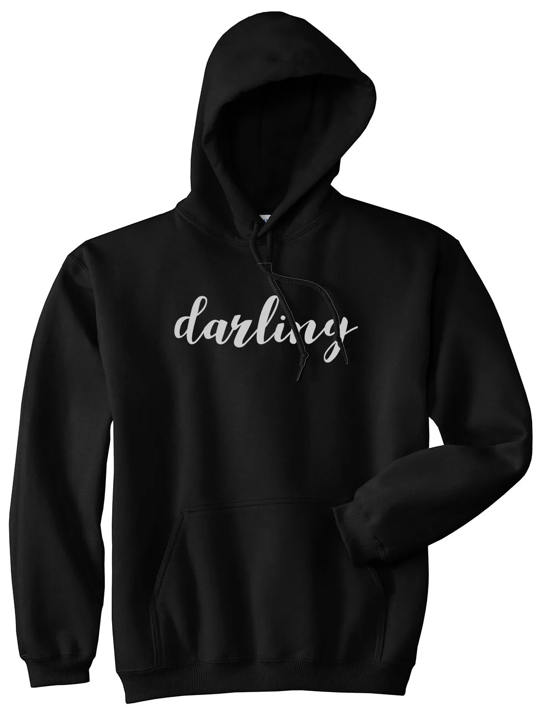 Darling Script Mens Pullover Hoodie