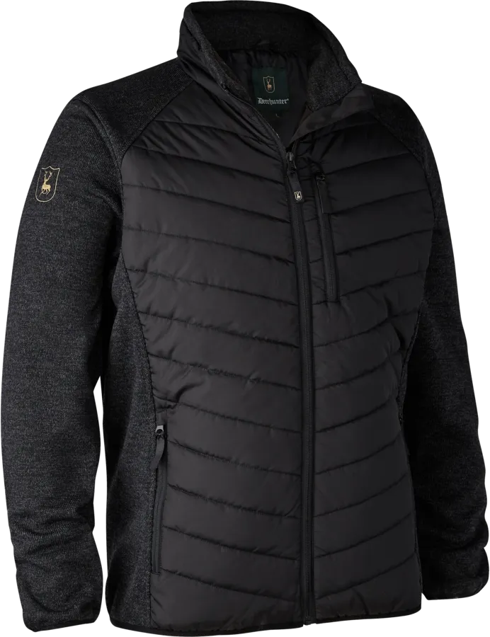 Deerhunter Men&#x27;s Moor Padded Jacket With Knit Black | Buy Deerhunter Men&#x27;s Moor Padded Jacket With Knit Black here | Outnorth