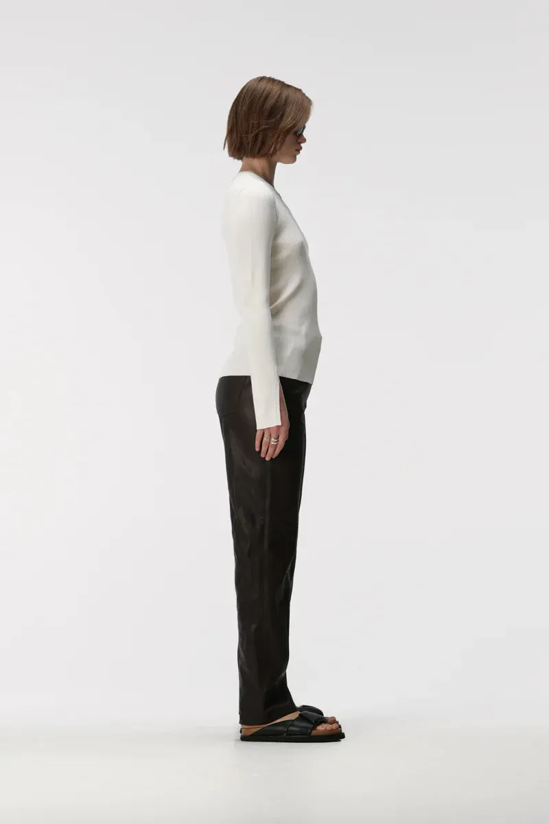 Elka Collective | LILLI KNIT TOP | Ecru