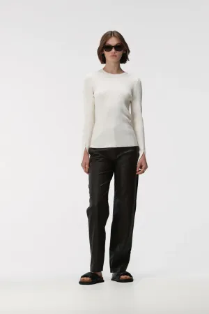 Elka Collective | LILLI KNIT TOP | Ecru