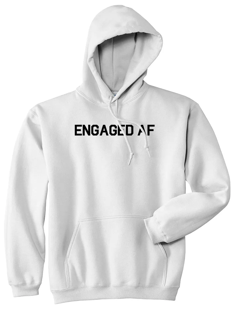 Engaged AF Fiance Mens Pullover Hoodie