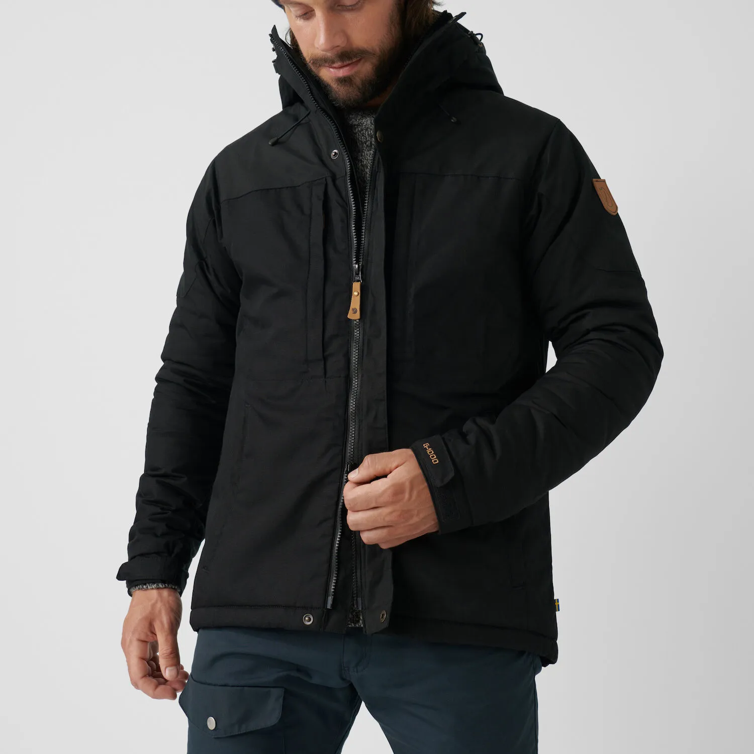 Fjällräven Men&#x27;s Skogsö Padded Jacket Black | Buy Fjällräven Men&#x27;s Skogsö Padded Jacket Black here | Outnorth