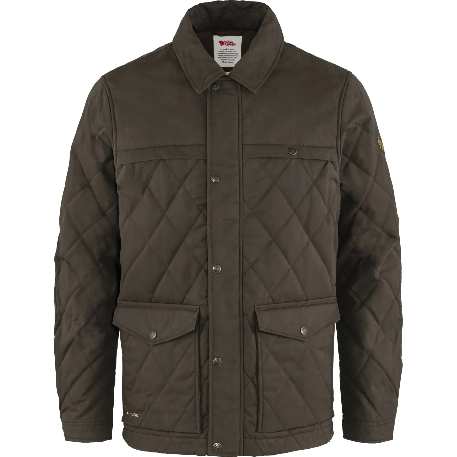 Fjällräven Men&#x27;s Övik Wool Padded Jacket Dark Olive | Buy Fjällräven Men&#x27;s Övik Wool Padded Jacket Dark Olive here | Outnorth