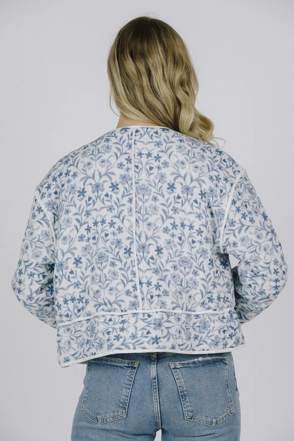 Floral Print Padded Jacket