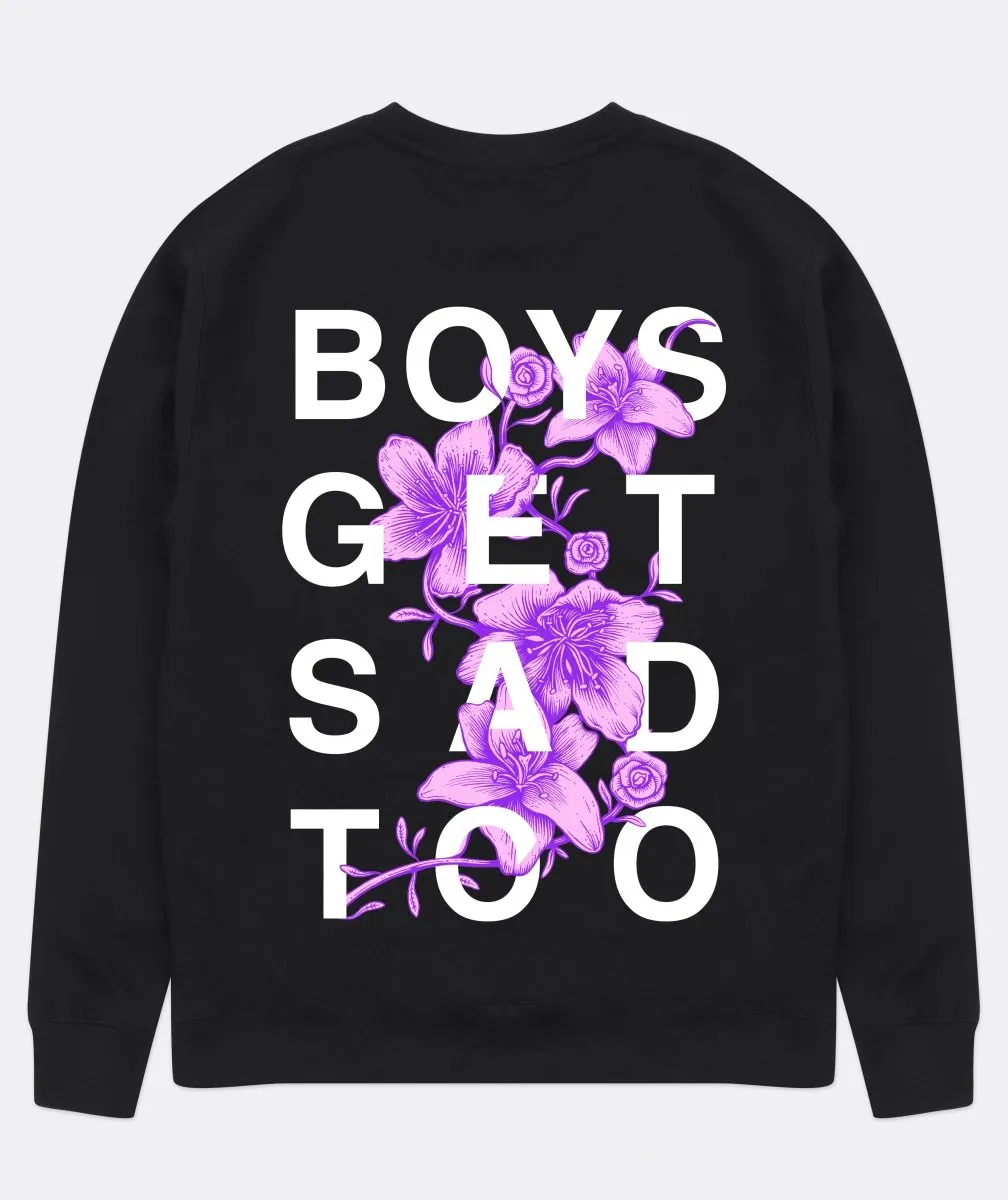 FLOWER CREWNECK BLACK