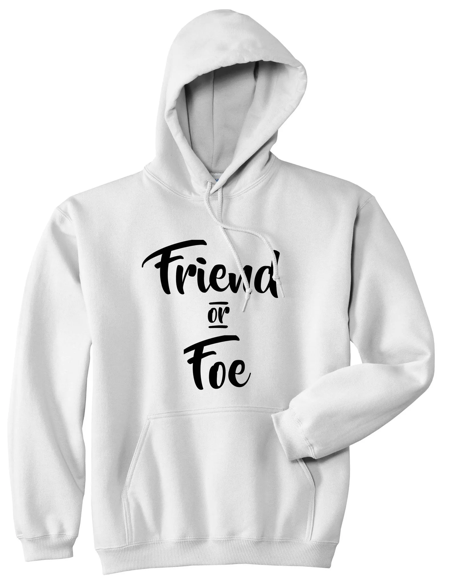 Friend Or Foe Pullover Hoodie Hoody