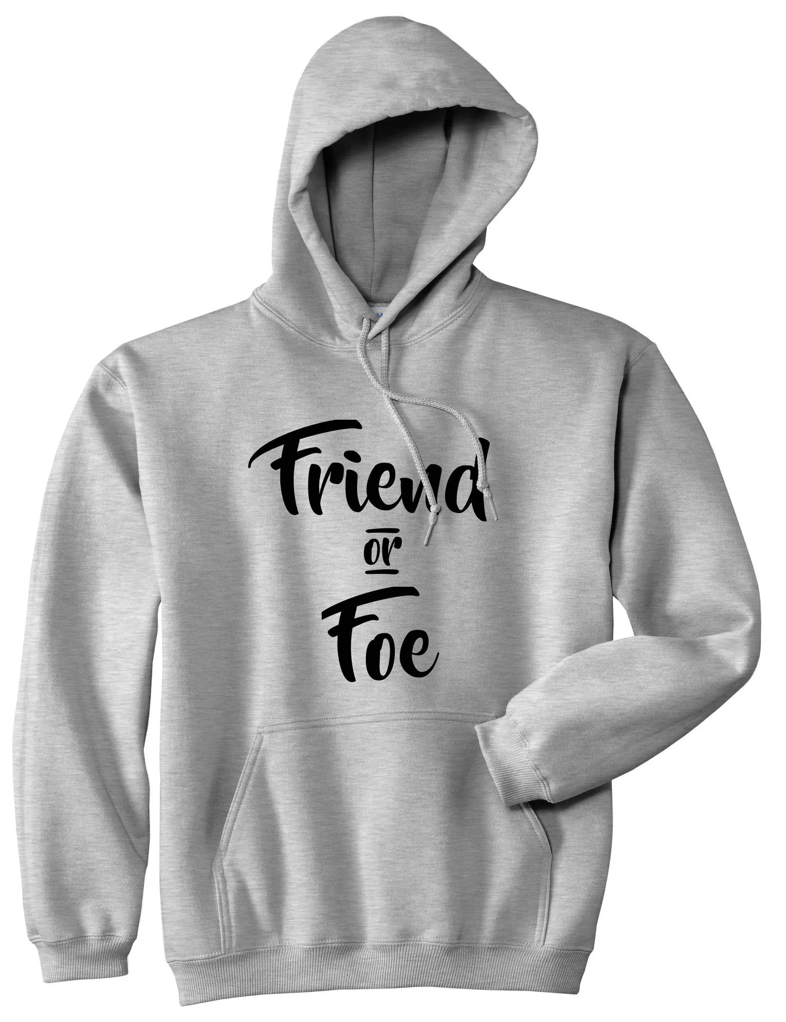 Friend Or Foe Pullover Hoodie Hoody