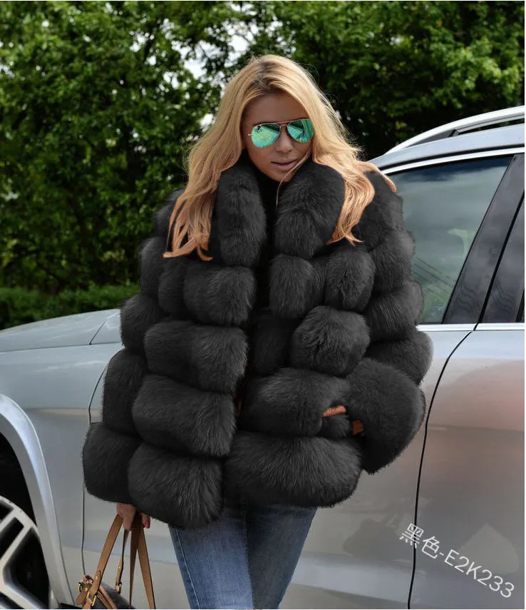 Fur coat women's imitation fur AY2558