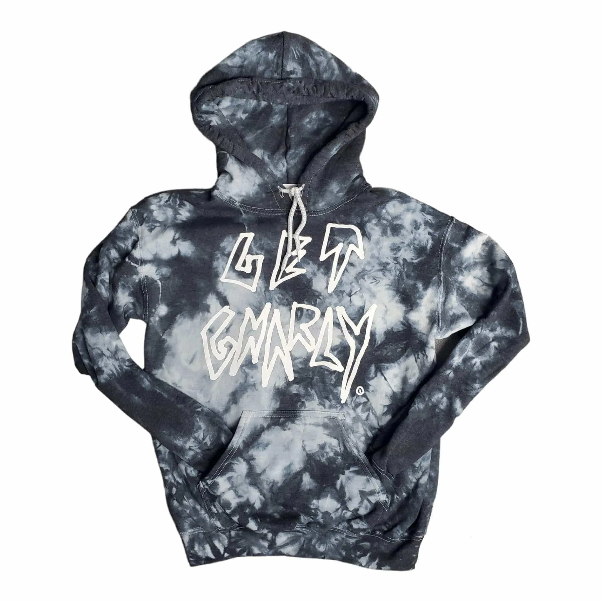 Get Gnarly Hollow Pullover Hoodie Tie Dye