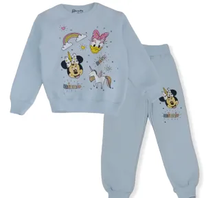 Girls Melton Pajama - Minnie - Light Blue