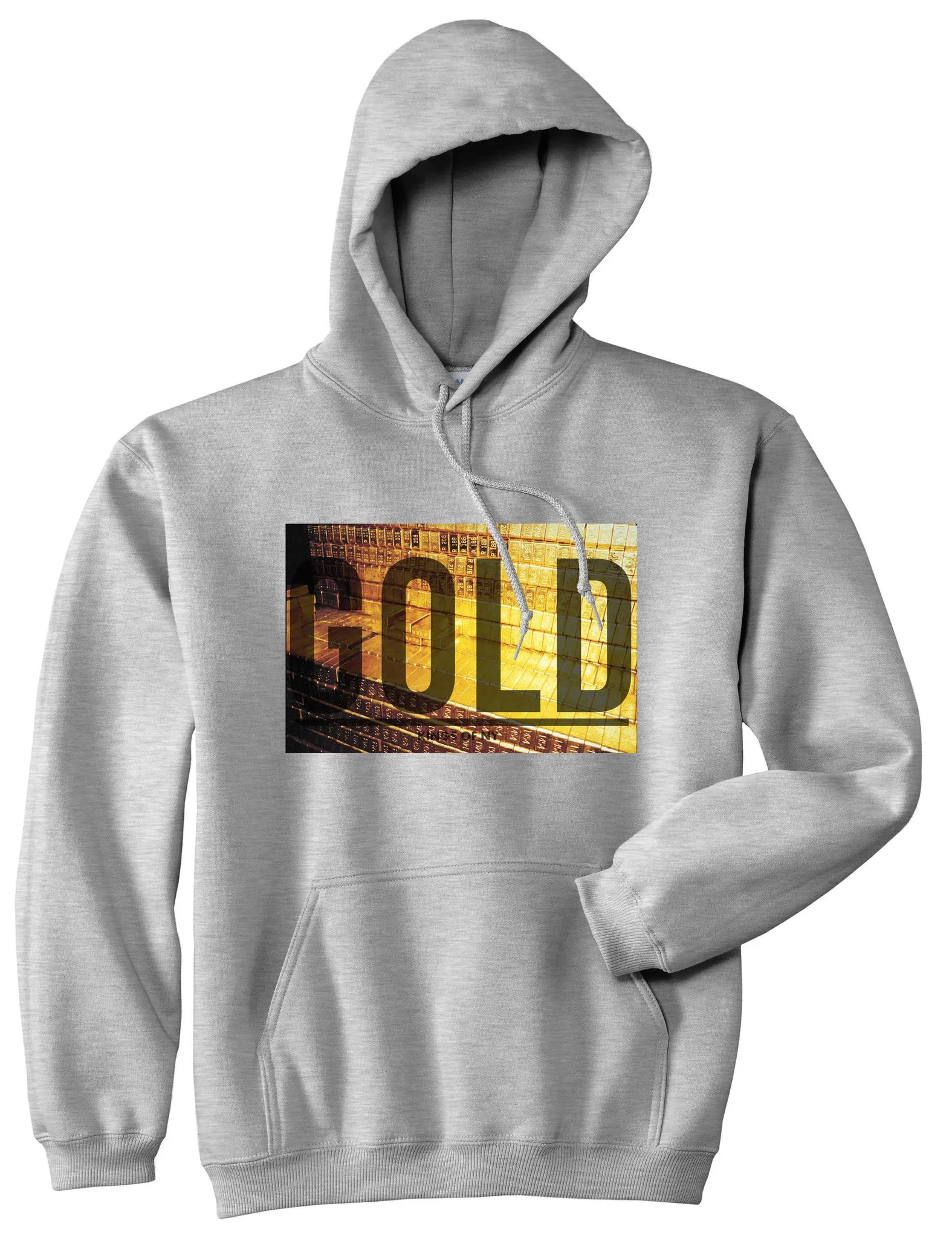 Gold Bricks Money Luxury Bank Cash Pullover Hoodie Hoody