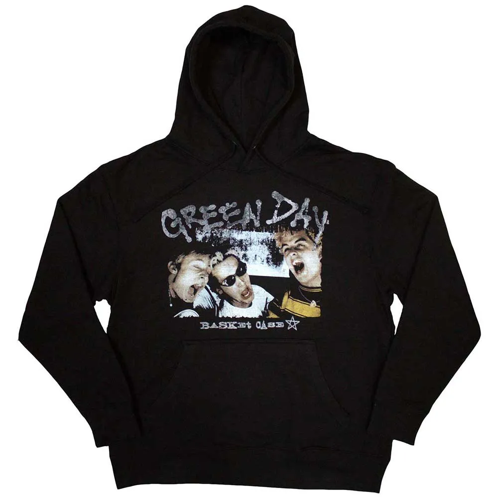 Green Day Unisex Pullover Hoodie: Basket Case Star