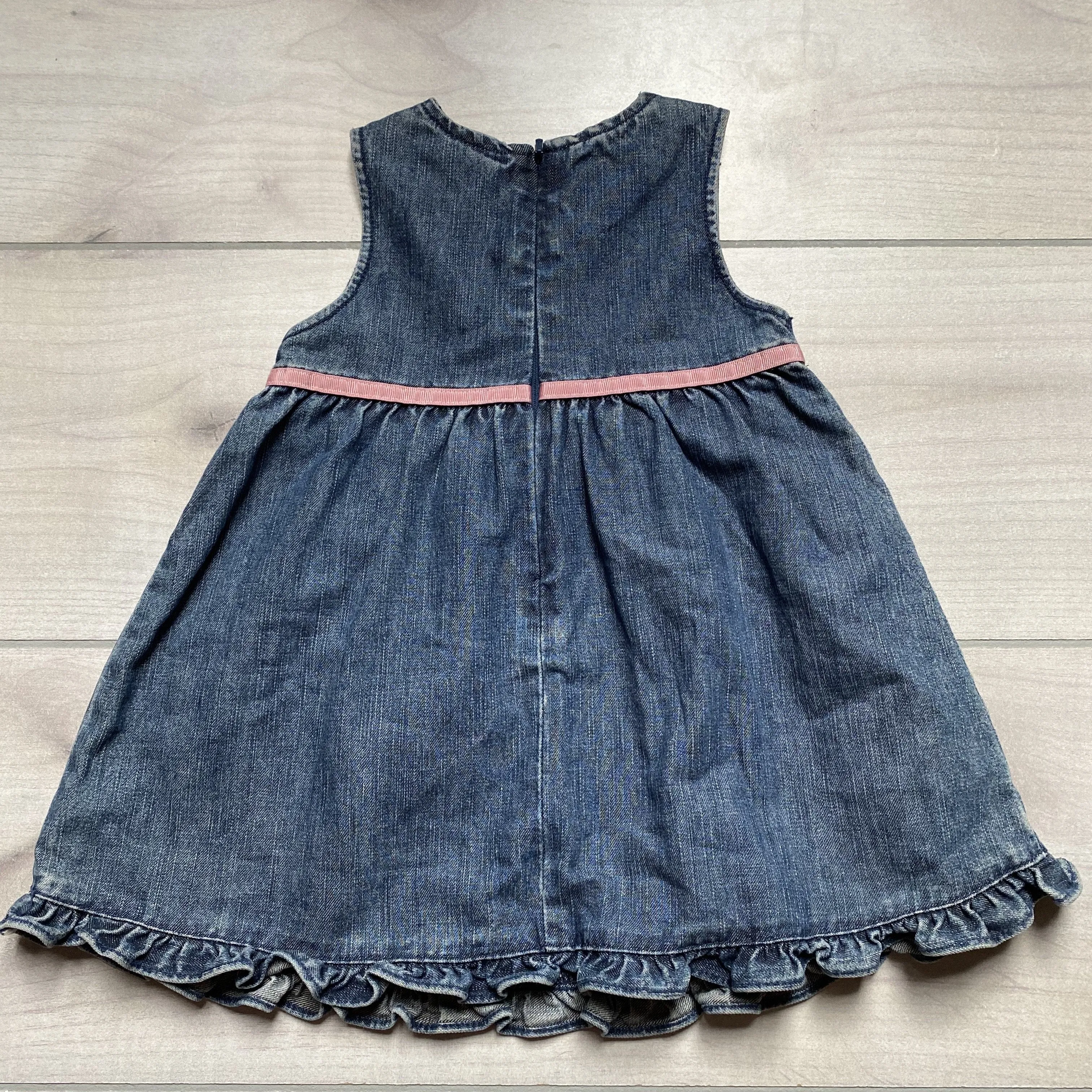 Gymboree Denim Mice Applique Jumper Dress