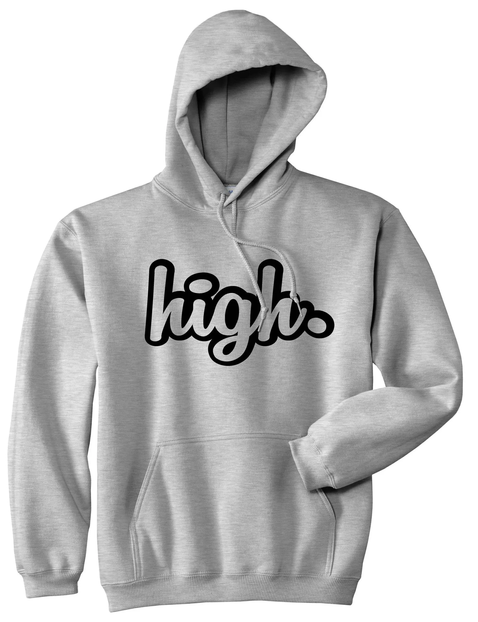 High Outline Weed Pullover Hoodie Hoody