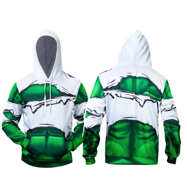 HULK Pullover Hooded Sweatshirt