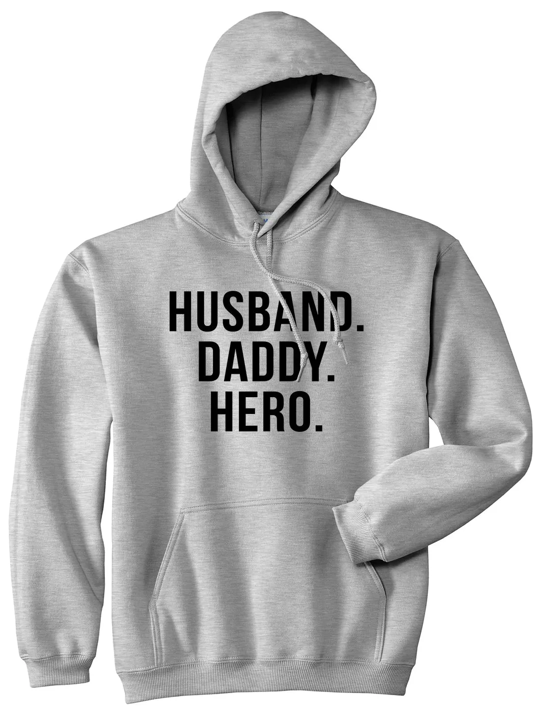 Husband Dad Hero Mens Pullover Hoodie