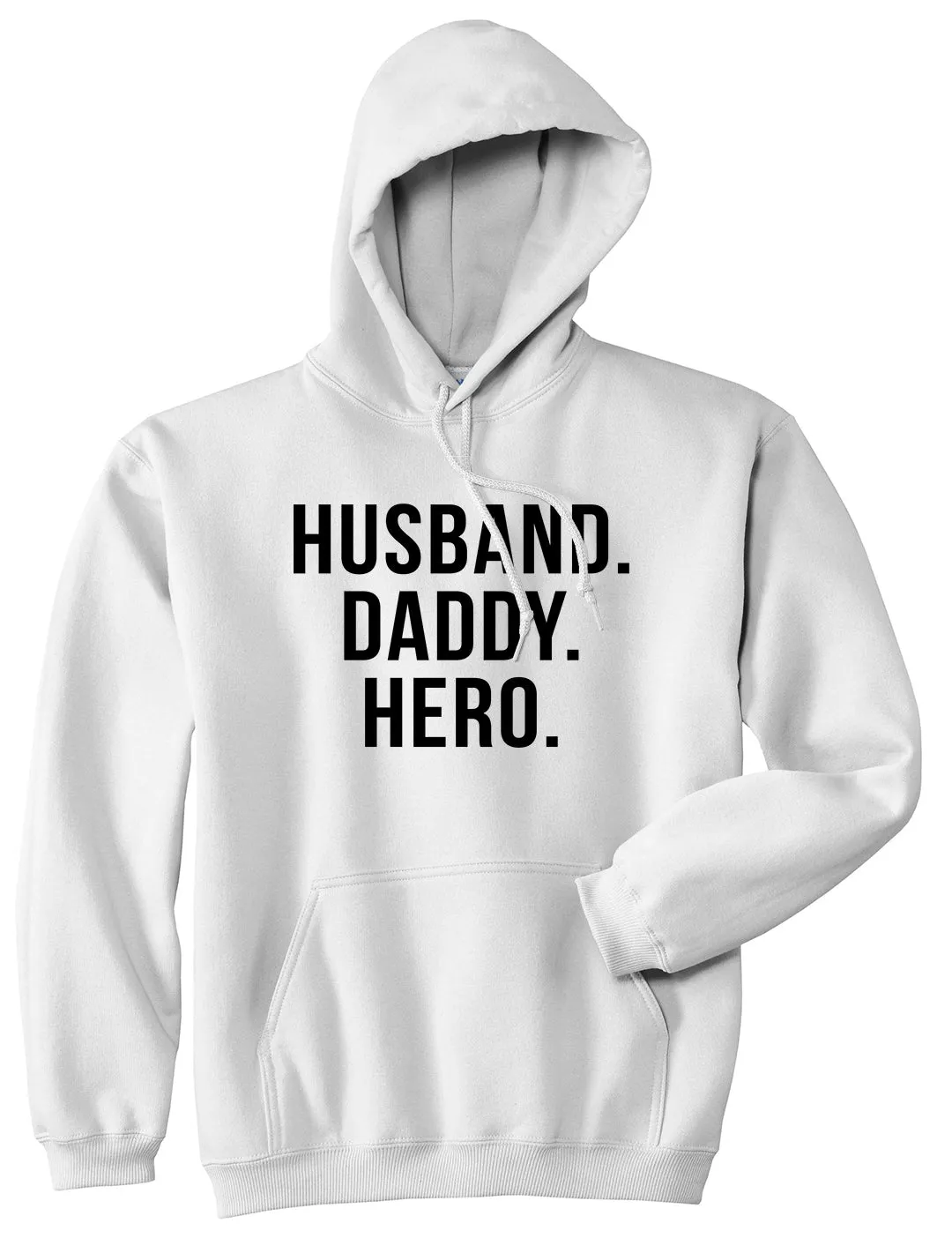 Husband Dad Hero Mens Pullover Hoodie