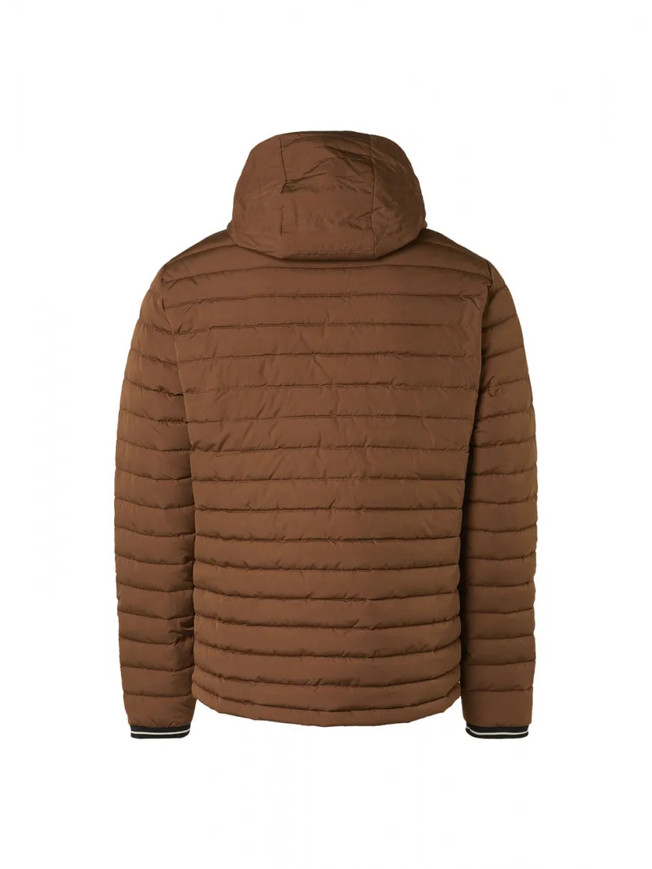 Jacket Hooded Short Fit Padded | Camel