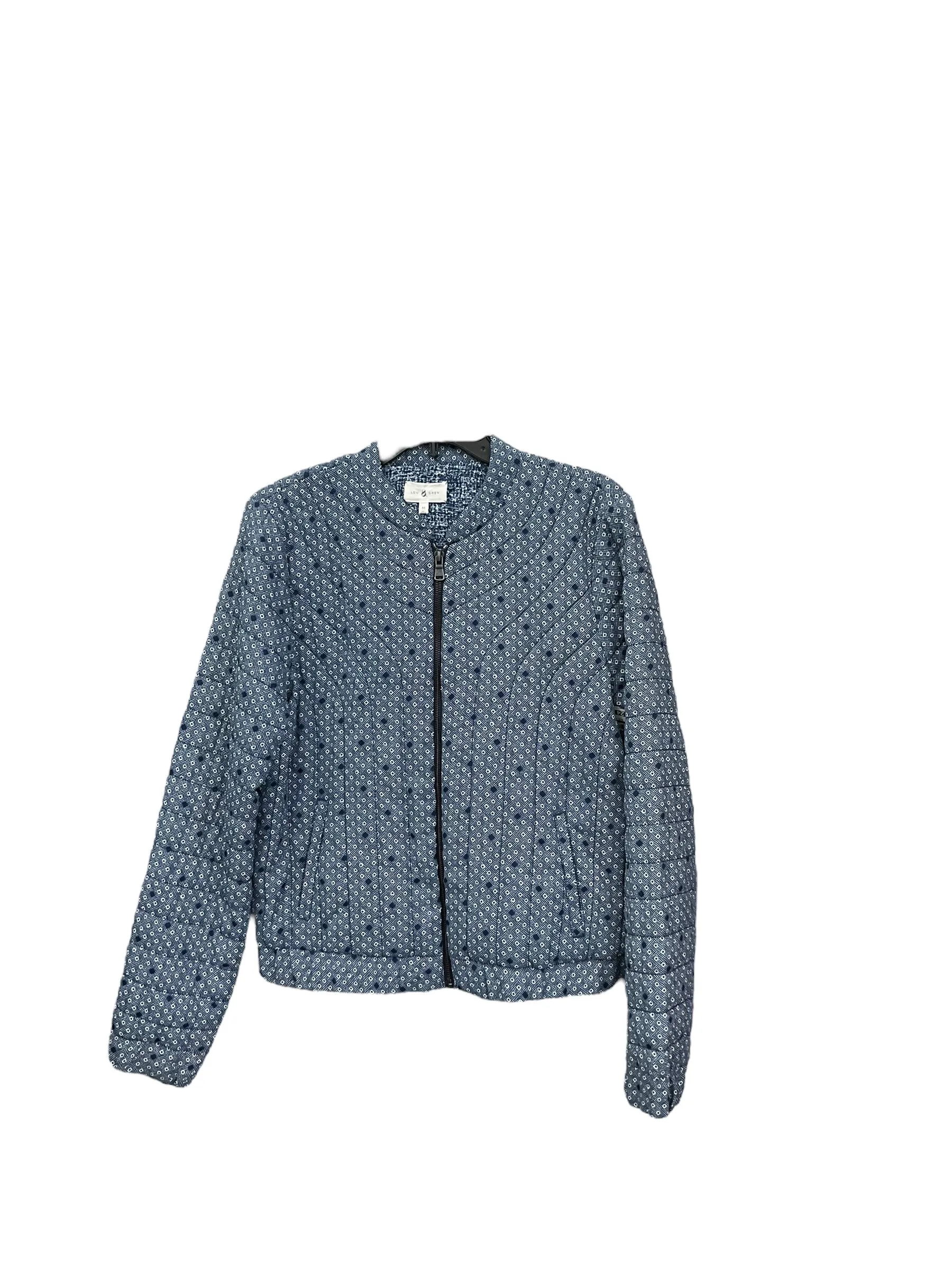 Jacket Puffer & Quilted By Lou And Grey In Blue, Size: M