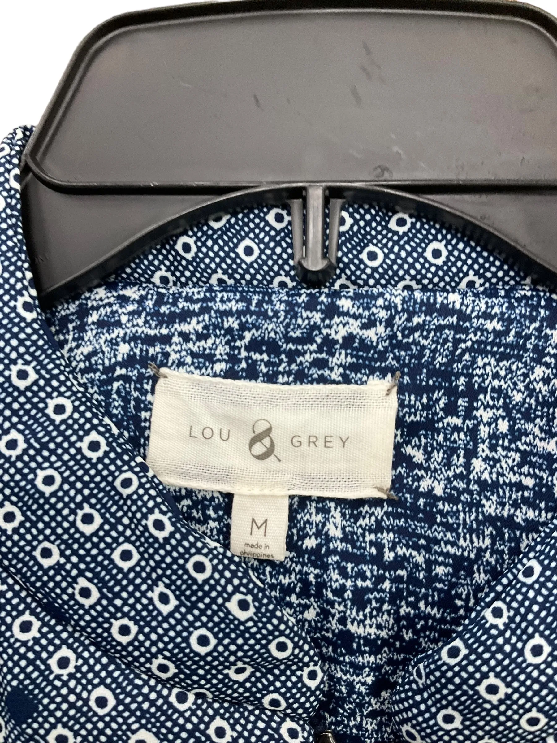 Jacket Puffer & Quilted By Lou And Grey In Blue, Size: M