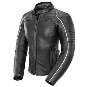 Joe Rocket Lira Women's Black/White Leather Jacket